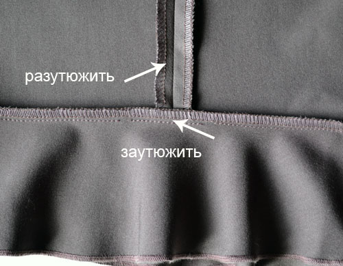 Как правильно утюжить швы